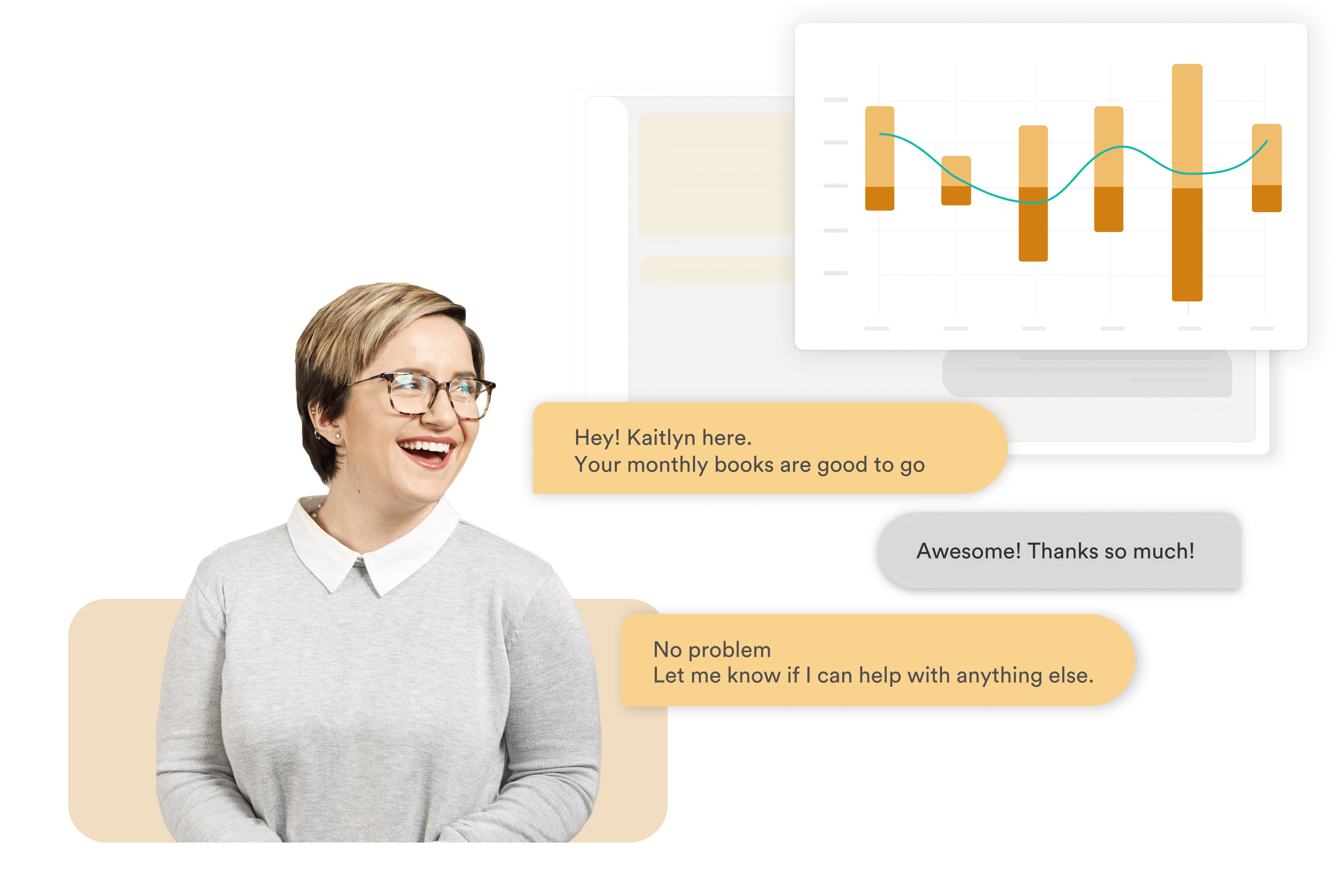Bench V2 - announcement post - monthly bookkeeping chat with report